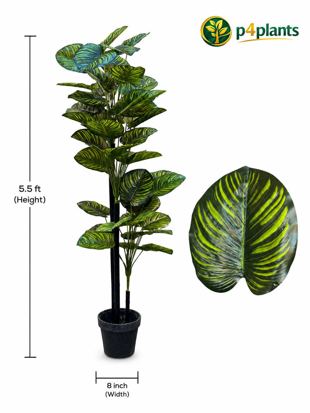 Artificial Calathea Tree