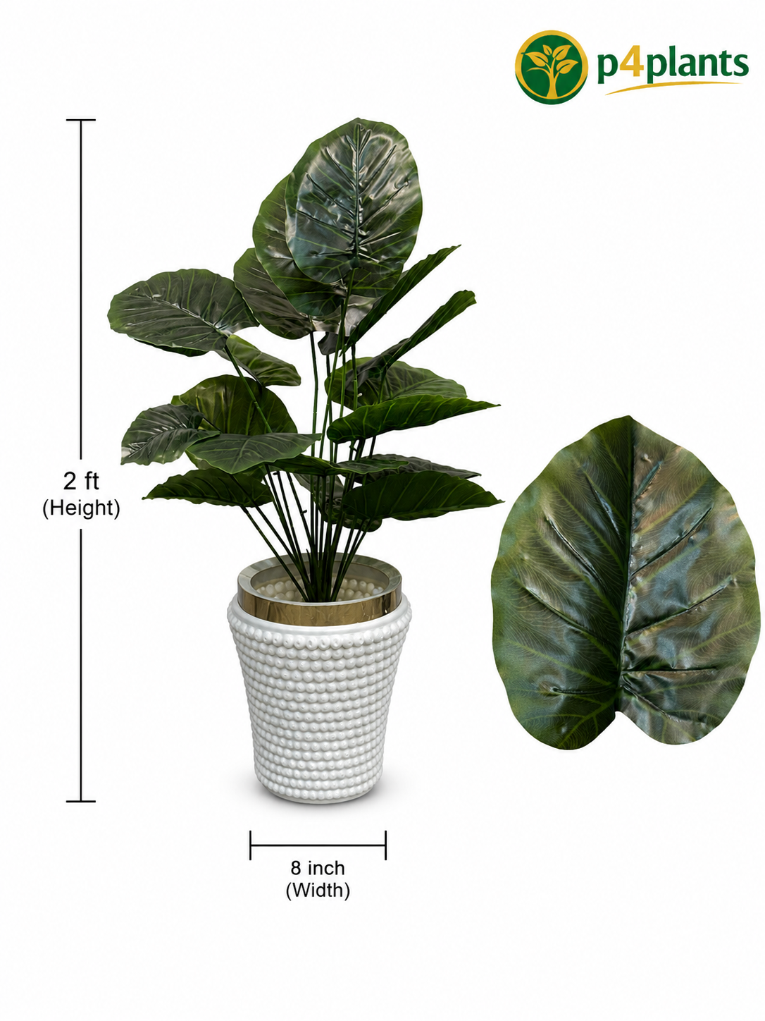 Artificial Elephant Ear Bush