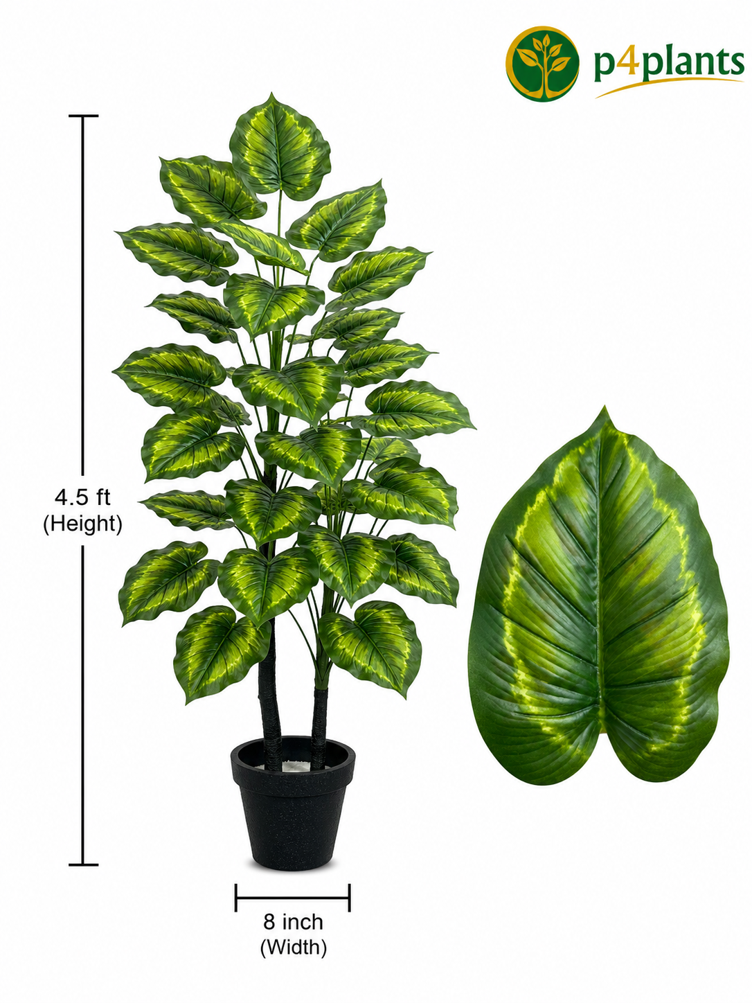 Artificial Dieffenbachia Large-Leaf Tree