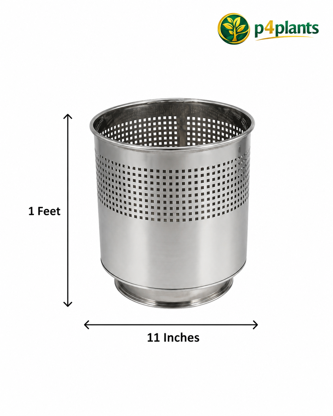 Steel Perforated Round Planter